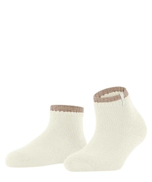 Women Falke Cosy Plush Short sock Socks White | XAODMH706