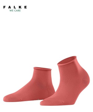 Women Falke Cotton Touch Short sock Socks Red | REWBJP601