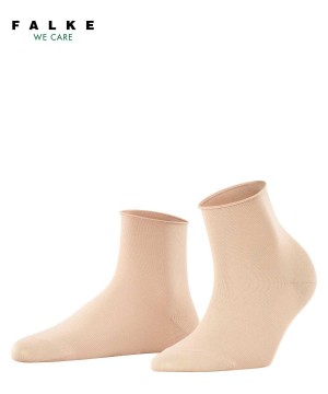 Women Falke Cotton Touch Short sock Socks Beige | NOYEWK931