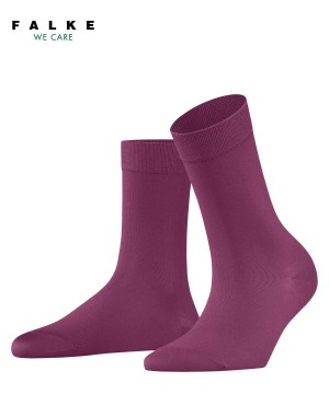 Women Falke Cotton Touch Socks Socks Purple | BOUJSQ036