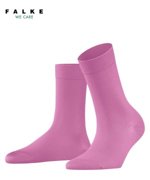 Women Falke Cotton Touch Socks Socks Red | ZWTAIE521