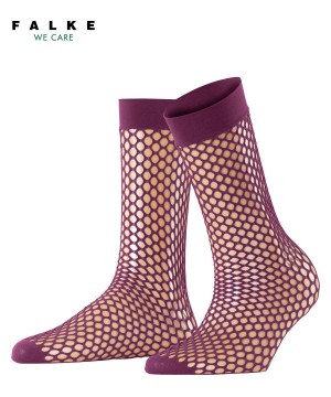 Women Falke Craftcore Anklets Socks Purple | GBLZDV176