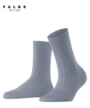 Women Falke Dash Rib Socks Socks Grey | WIYZQL321