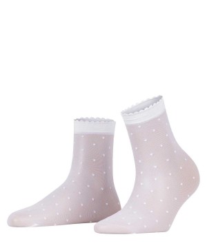 Women Falke Dot 15 DEN Ankle socks Socks White | EBIGQH718