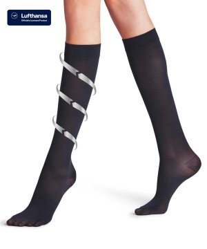 Women Falke Energize 50 DEN Knee-high Socks Socks Blue | NTFMRX406