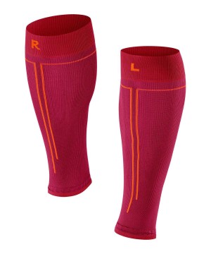 Women Falke Energizing Tube Sleeves Sports Socks Red | ZJDNAO561