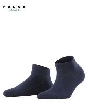 Women Falke Family Sneaker socks Socks Blue | POBHZU561