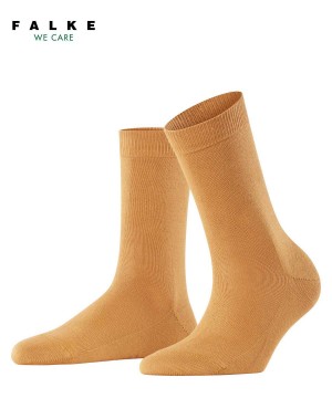 Women Falke Family Socks Socks Yellow | QUEPHY389