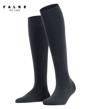 Women Falke Fine Softness 50 DEN Knee-high Socks Socks Blue | NPVALJ423