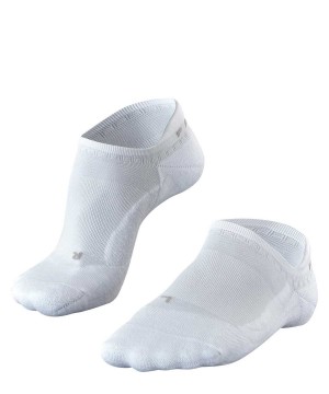 Women Falke GO2 Invisible Golf Invisibles Sports Socks White | XDPBRJ968