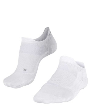 Women Falke GO5 Invisible Golf Invisibles Sports Socks White | JBWTQE764