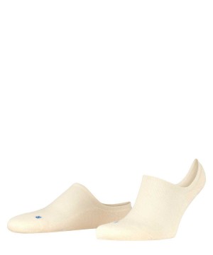 Women Falke Keep Warm Invisibles No Show Socks White | UYNSHL208