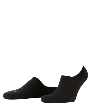 Women Falke Keep Warm Invisibles No Show Socks Black | YRGTBU092