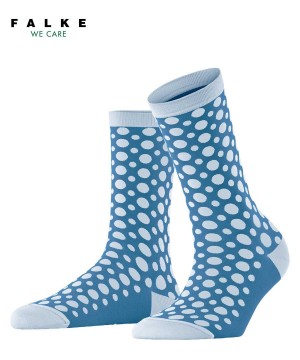 Women Falke Mirage Dot Socks Socks Blue | CTUQPY529