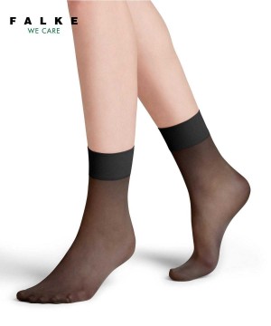 Women Falke Pure Matt 20 DEN Ankle socks Socks Black | IVEQZT354