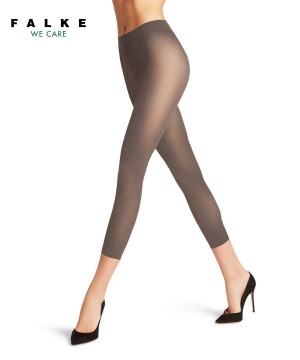 Women Falke Pure Matt 50 DEN Capri Leggings & Capri Brown | HUMPLN546