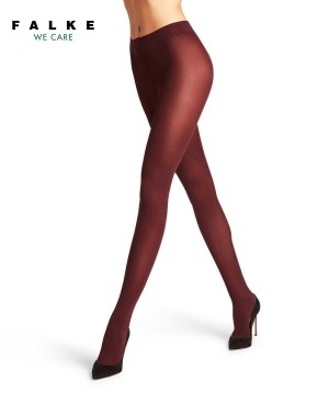 Women Falke Pure Matt 50 DEN Tights Tights Red | HFGUYW657