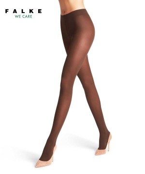 Women Falke Pure Matt 50 DEN Tights Tights Brown | YUSRCT285