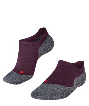 Women Falke RU3 Comfort Invisible Running Invisibles Sports Socks Red | OXFGNA964