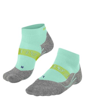 Women Falke RU4 Endurance Cool Short Running Short sock Sports Socks Green | FIVSCW810