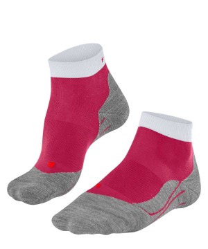 Women Falke RU4 Endurance Short Running Short sock Sports Socks Red | IXWHSA486