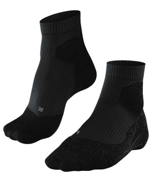 Women Falke RU Trail Running Socks Sports Socks Black | PHZBUD624