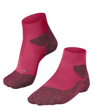 Women Falke RU Trail Running Socks Sports Socks Red | JWBVKE906