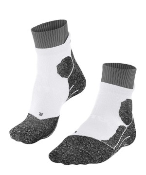 Women Falke RU Trail Running Socks Sports Socks White | VYWJPR490