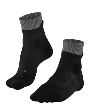 Women Falke RU Trail Running Socks Sports Socks Black | BCXRJL376