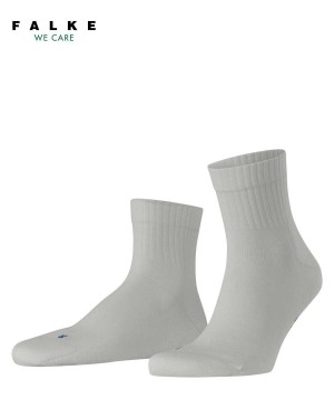 Women Falke Run Rib Short sock Socks Grey | FELSNQ756