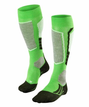 Women Falke SK2 Intermediate Skiing Knee-high Socks Sports Socks Green | MGDYXC914