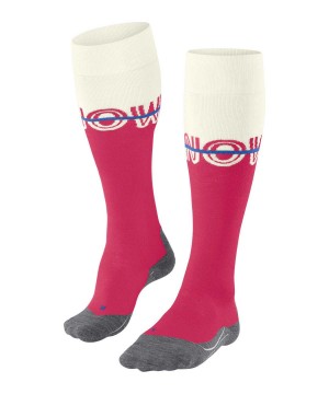 Women Falke SK4 Advanced Skiing Knee-high Socks Sports Socks Red | FUDOVN896