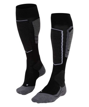 Women Falke SK4 Advanced Skiing Knee-high Socks Sports Socks Black | YCNVMF618