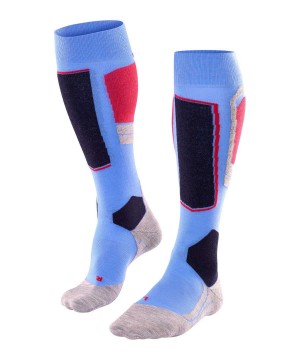 Women Falke SK4 Advanced Skiing Knee-high Socks Sports Socks Blue | XPIGBJ702