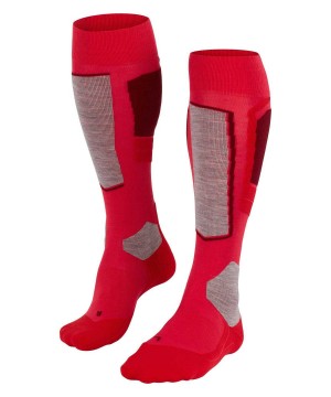 Women Falke SK4 Advanced Skiing Knee-high Socks Sports Socks Red | XSQOCK394