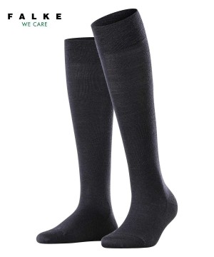 Women Falke Sensitive Berlin Knee-high Socks Socks Blue | NUMHSE795