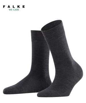 Women Falke Sensitive Berlin Socks Socks Grey | MVFPGS957