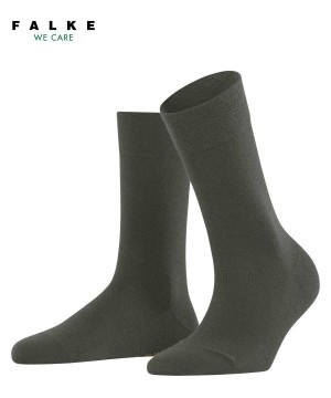 Women Falke Sensitive Berlin Socks Socks Green | VIRXUE243