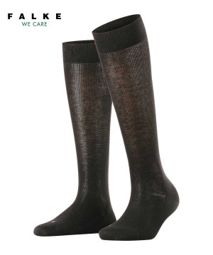 Women Falke Sensitive London Knee-high Socks Socks Black | ZHPGTB390