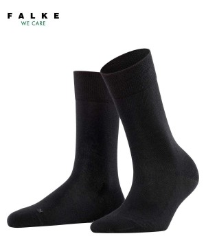 Women Falke Sensitive London Socks Socks Black | NEIKWD380