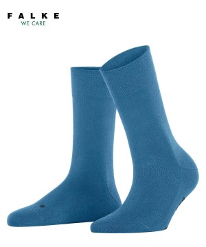 Women Falke Sensitive New York Socks Socks Blue | ESFYUV179