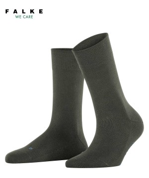 Women Falke Sensitive New York Socks Socks Green | BNUXSI917