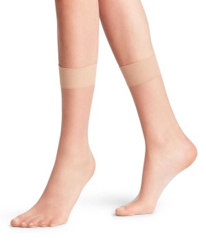 Women Falke Shelina 12 DEN Ankle socks Socks Beige | AXSZBK524