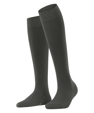 Women Falke Softmerino Knee-high Socks Socks Green | XWHYKM846