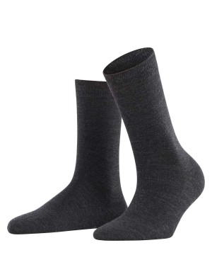 Women Falke Softmerino Socks Socks Grey | NIHZQP927