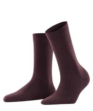 Women Falke Softmerino Socks Socks Red | QMVYEL387