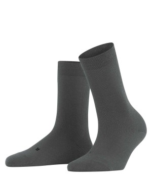 Women Falke Stabilizing Wool Everyday Socks Socks Grey | FRMPXO546