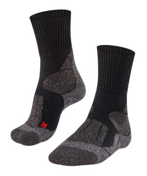 Women Falke TK1 Adventure Trekking Socks Sports Socks Black | ZXRSTO258