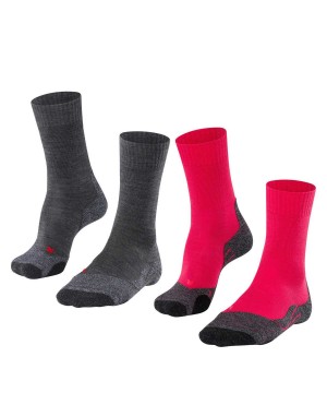 Women Falke TK2 Explore 2-Pack Socks Sports Socks Multicolored | CNXFAK380