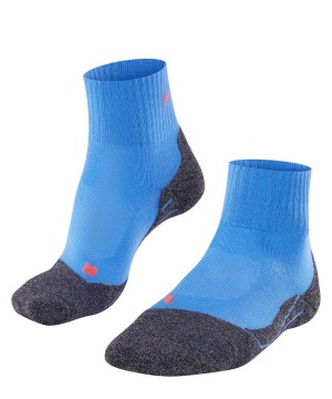 Women Falke TK2 Explore Cool Short Trekking Short sock Sports Socks Blue | JFATDH571